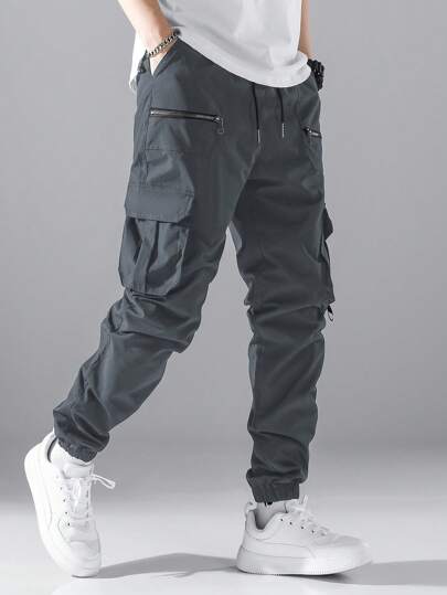 Zain Losse Cargo Broek Met Klepzakken