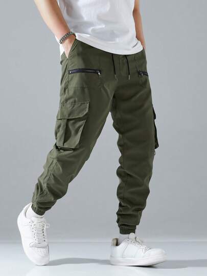 Zain Losse Cargo Broek Met Klepzakken