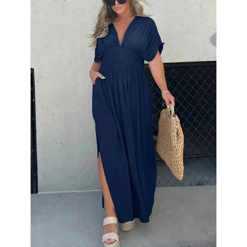 TARA | V-neck Maxi dress