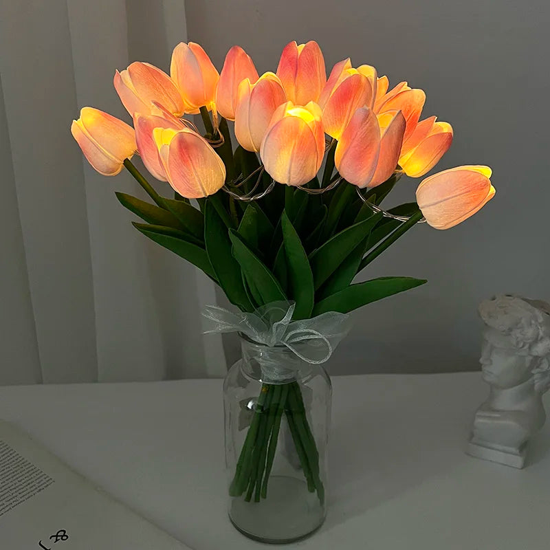Tulpen Boeket Met LED Licht