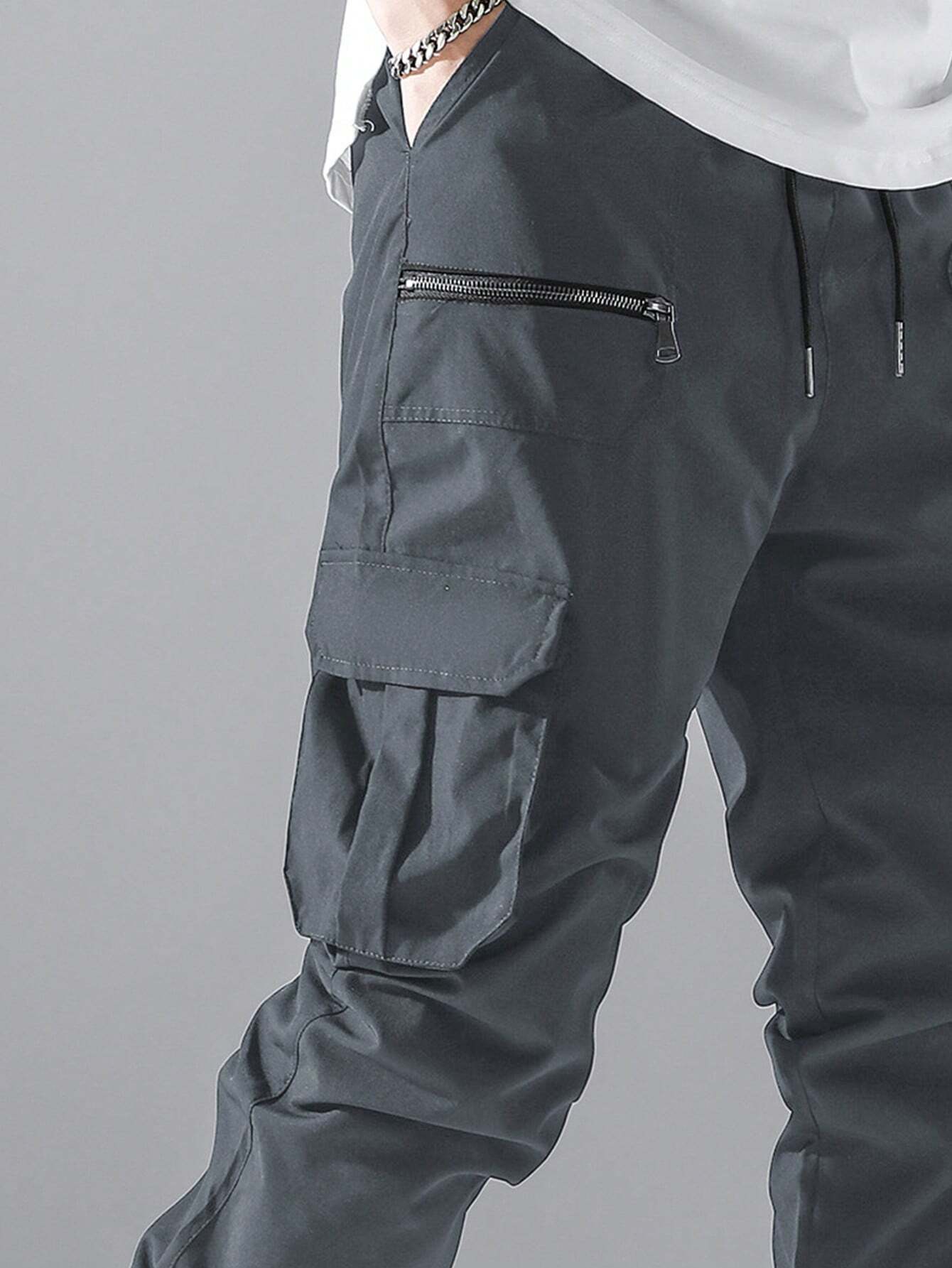 Zain Losse Cargo Broek Met Klepzakken
