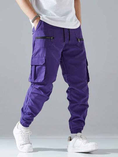 Zain Losse Cargo Broek Met Klepzakken