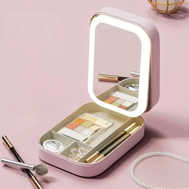 Makeup Tas Met LED Spiegel