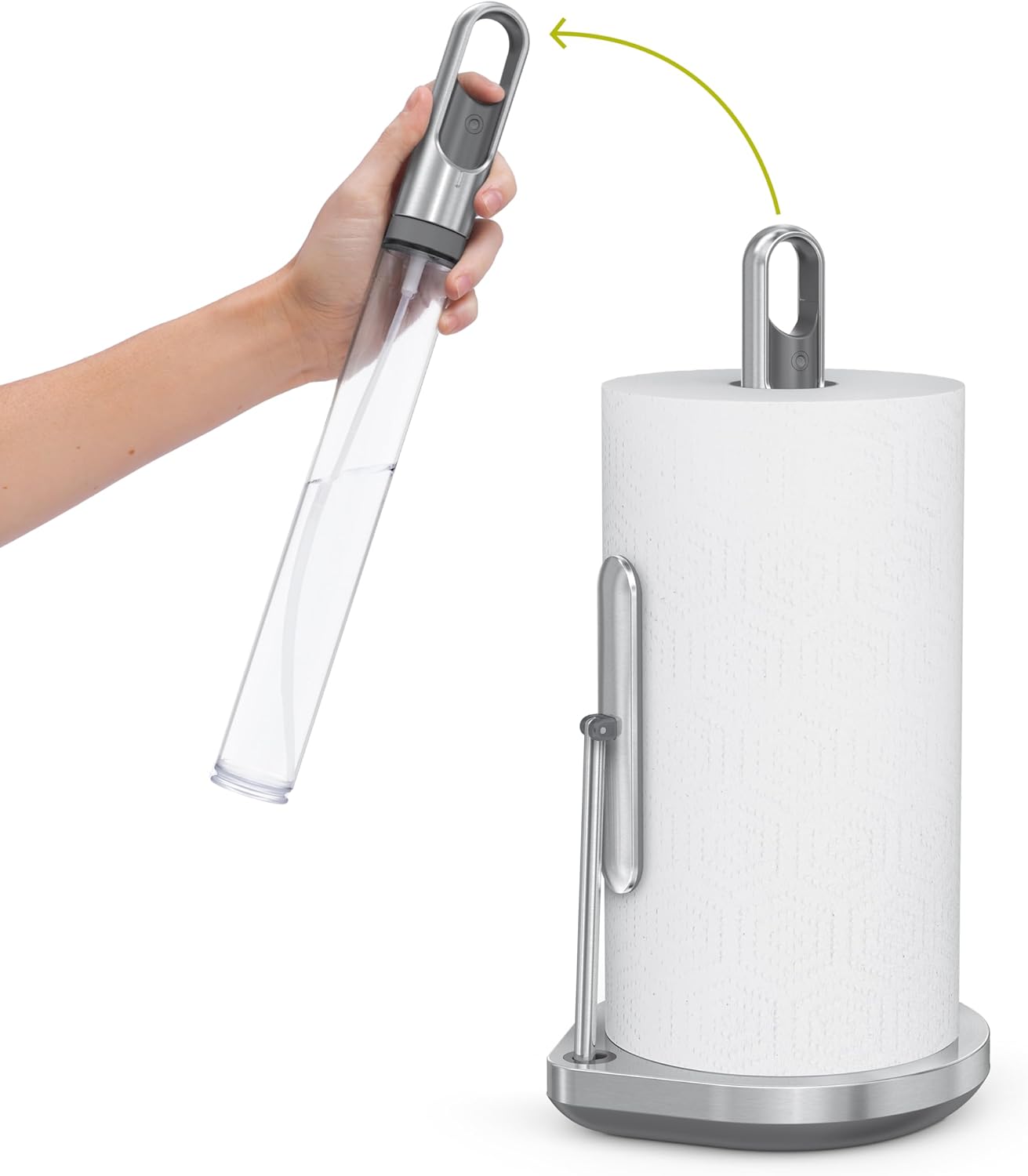 Simplehuman Keukenrolhouder met Pomp