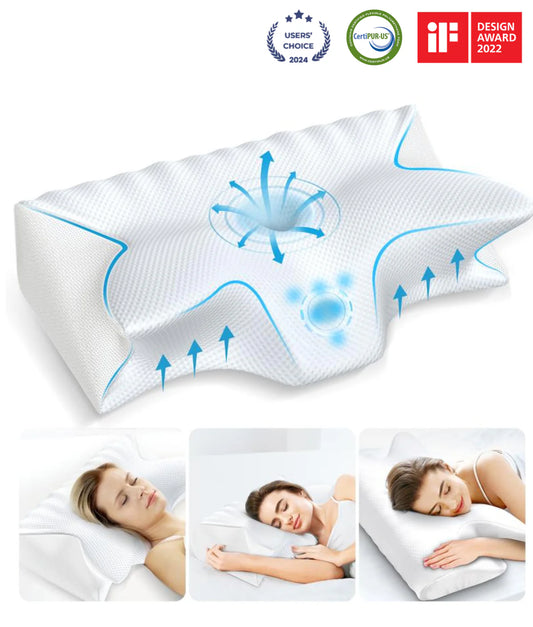 Slaapsupport® Traagschuim Nek Kussen