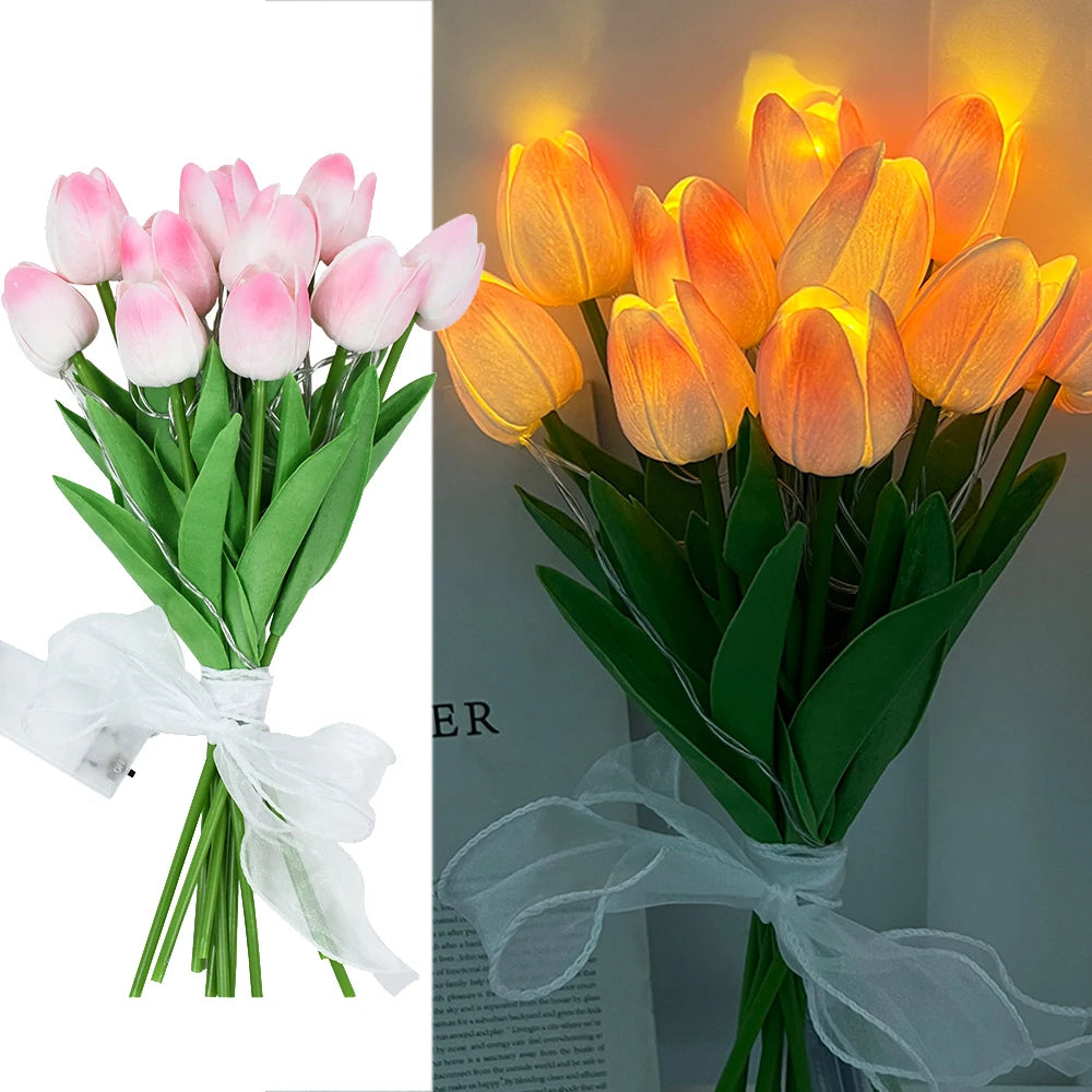 Tulpen Boeket Met LED Licht