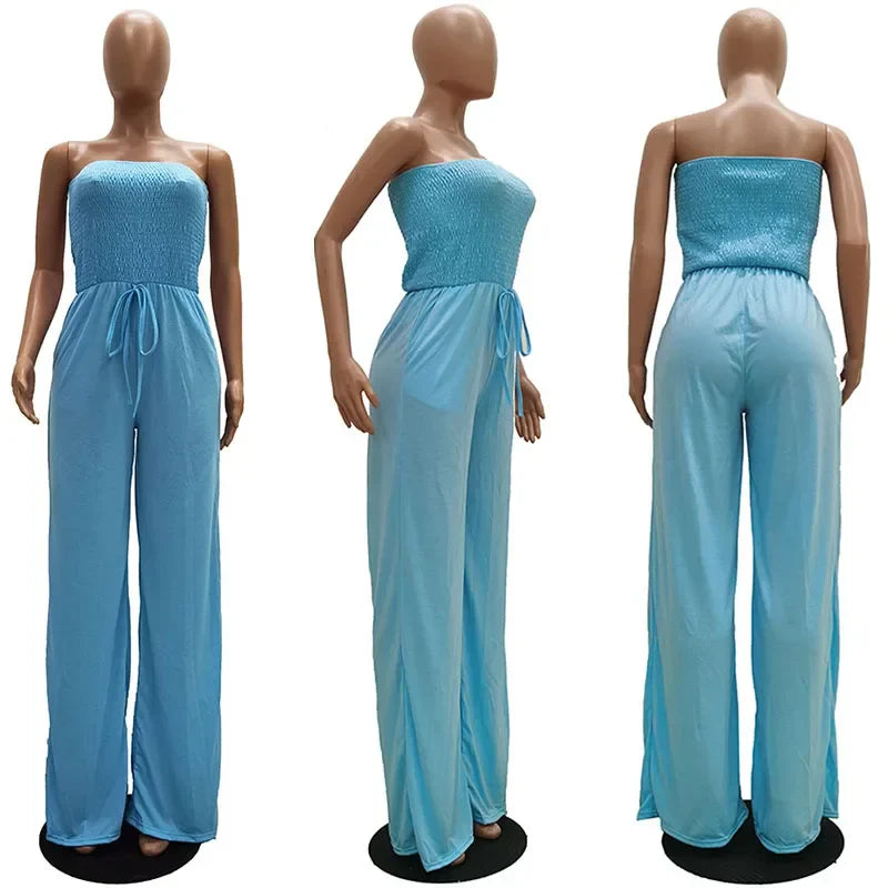 Icone™ Jumpsuit: Bandeau Top Jumpsuit