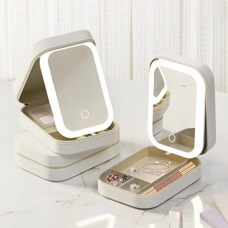 Makeup Tas Met LED Spiegel