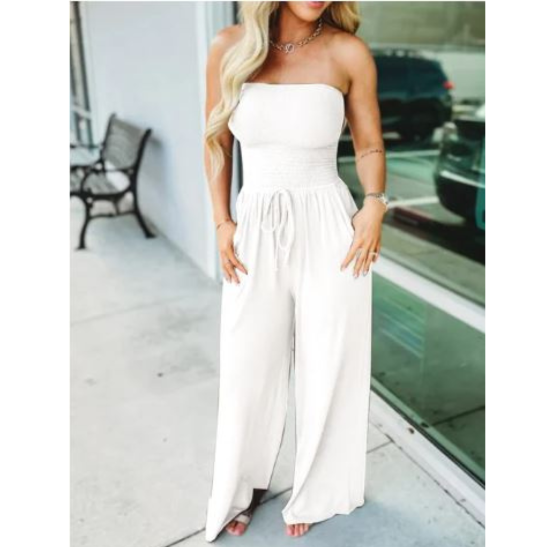 Icone™ Jumpsuit: Bandeau Top Jumpsuit