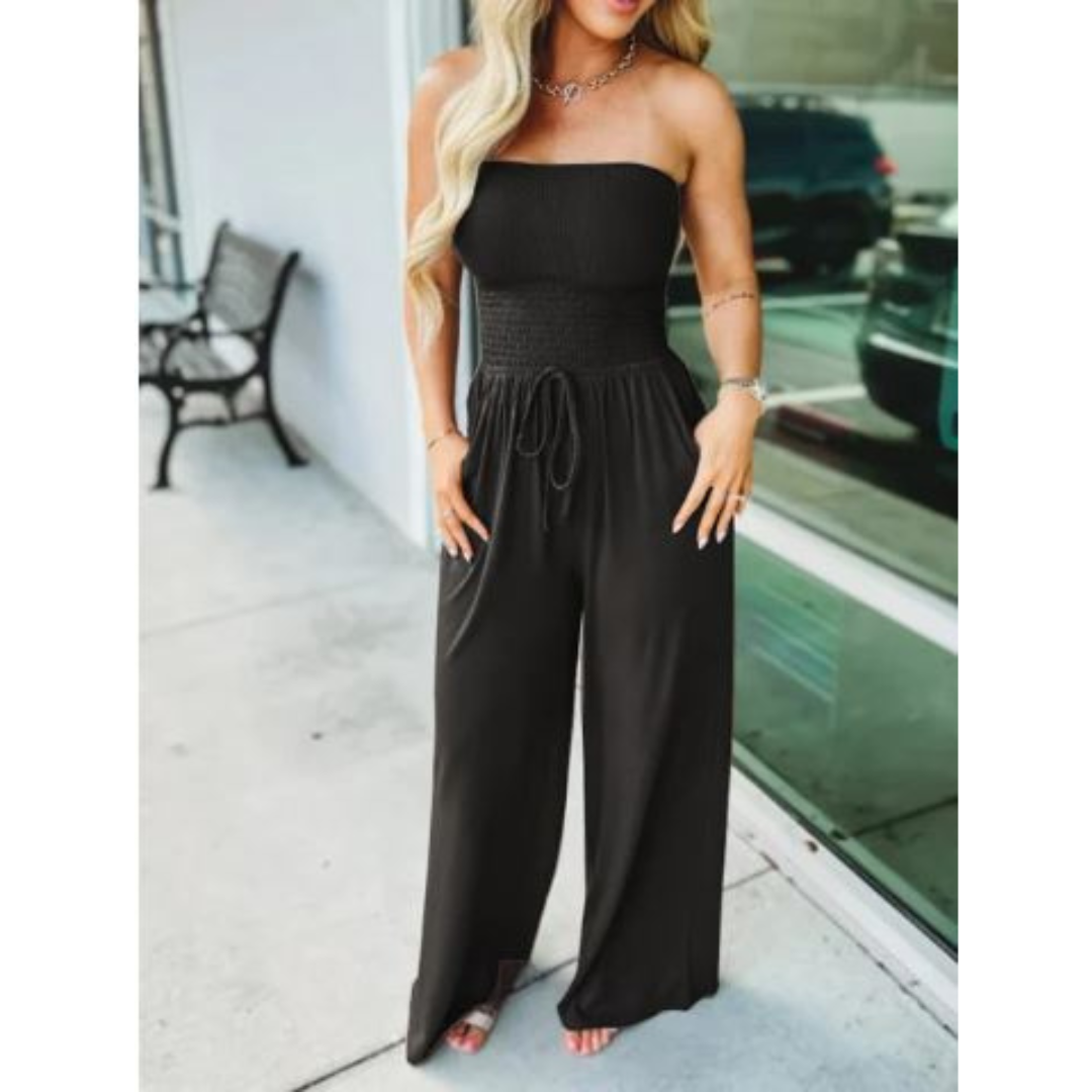 Icone™ Jumpsuit: Bandeau Top Jumpsuit
