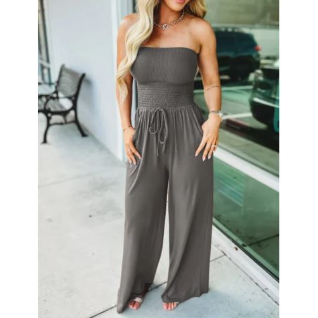 Icone™ Jumpsuit: Bandeau Top Jumpsuit