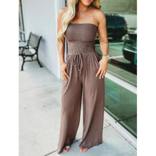 Icone™ Jumpsuit: Bandeau Top Jumpsuit