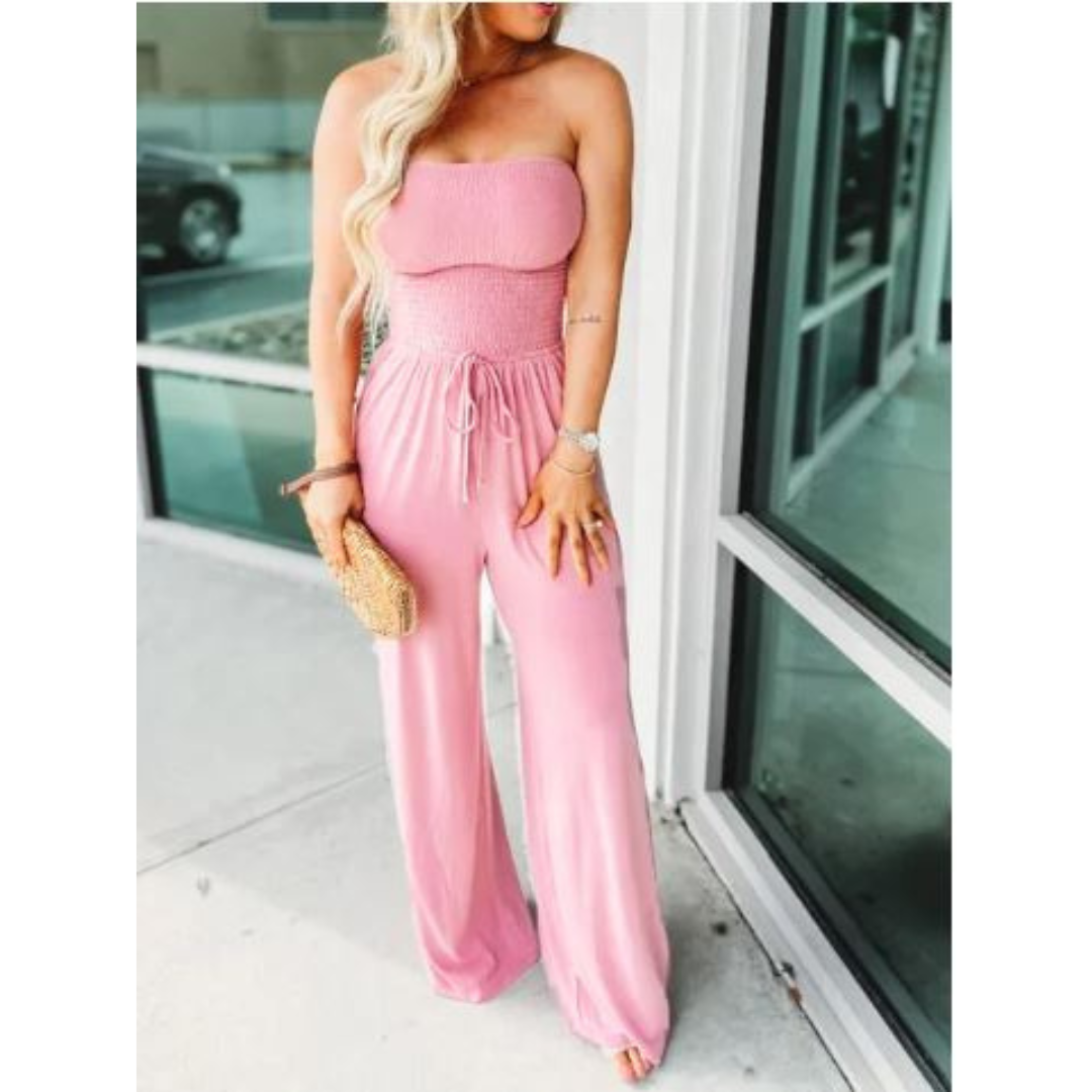 Icone™ Jumpsuit: Bandeau Top Jumpsuit