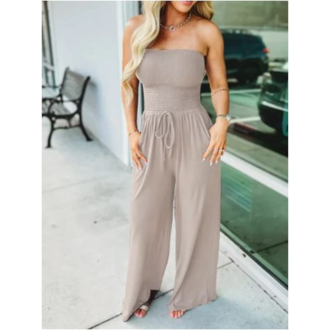 Icone™ Jumpsuit: Bandeau Top Jumpsuit