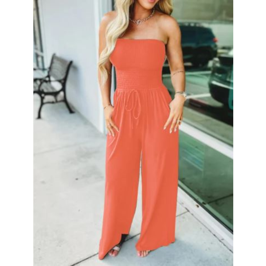 Icone™ Jumpsuit: Bandeau Top Jumpsuit