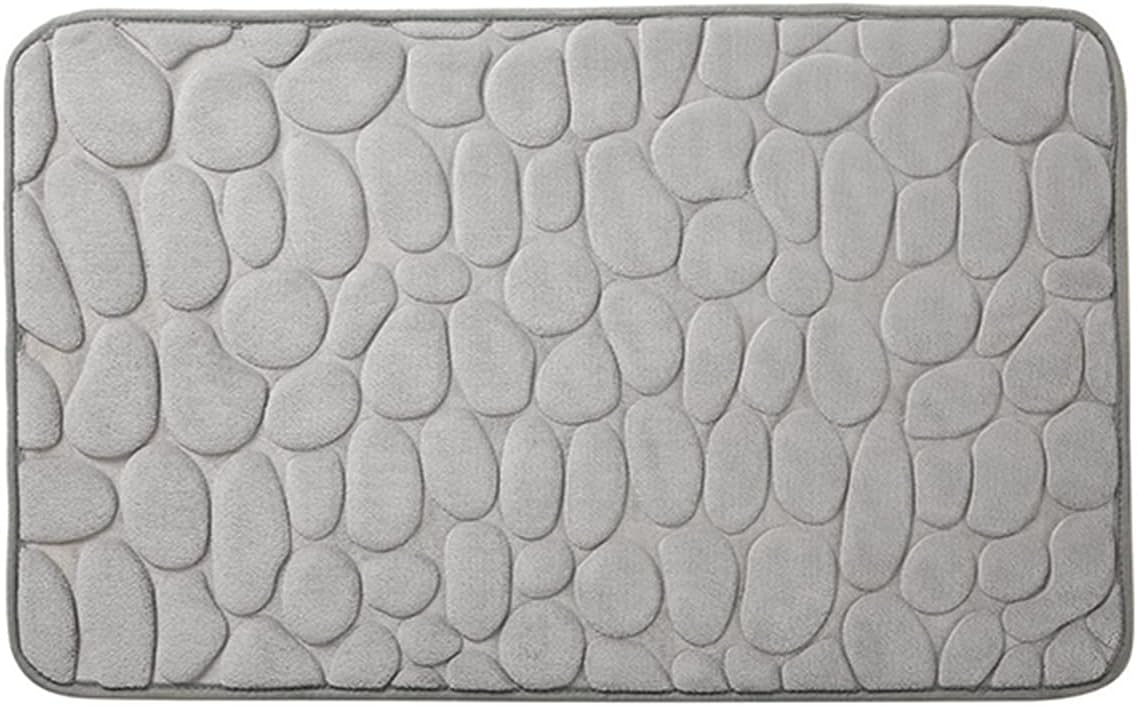 Cobblestone Koraalvel Bad Mat