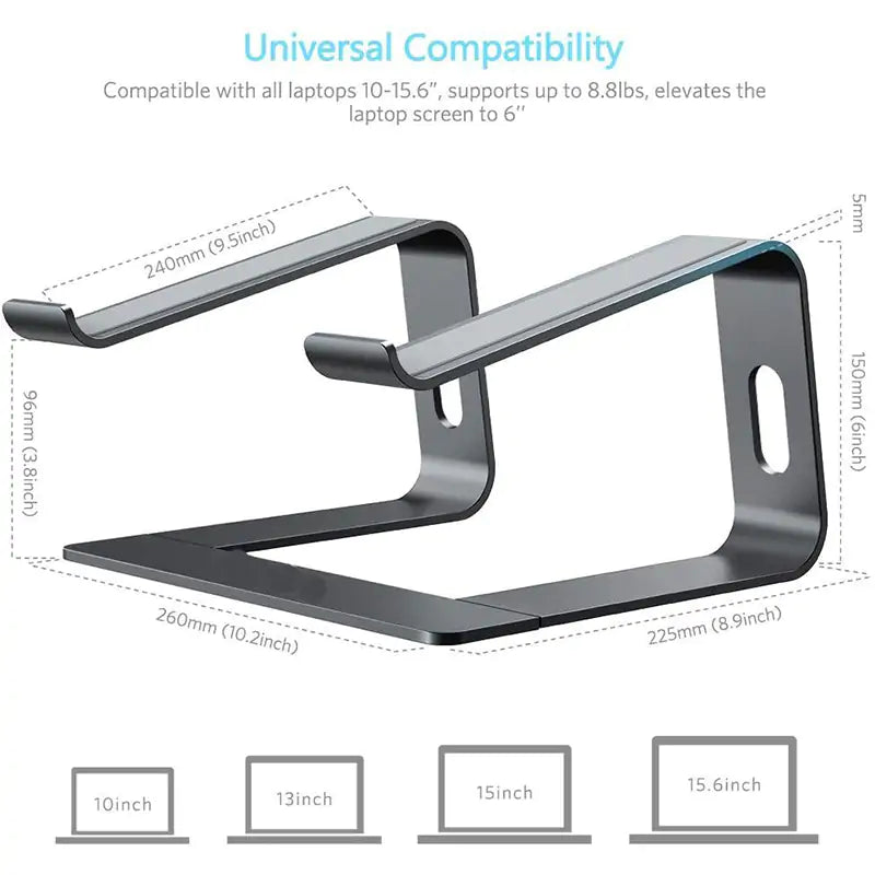 Aluminium Laptophouder